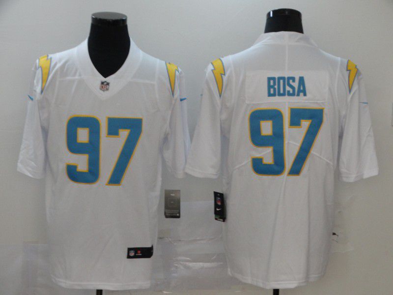Men Los Angeles Chargers #97 Bosa White Nike Vapor Untouchable Stitched Limited NFL Jerseys->los angeles chargers->NFL Jersey